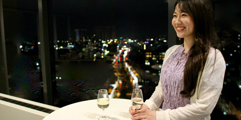 夜景と地酒を楽しむ大人の夕べ