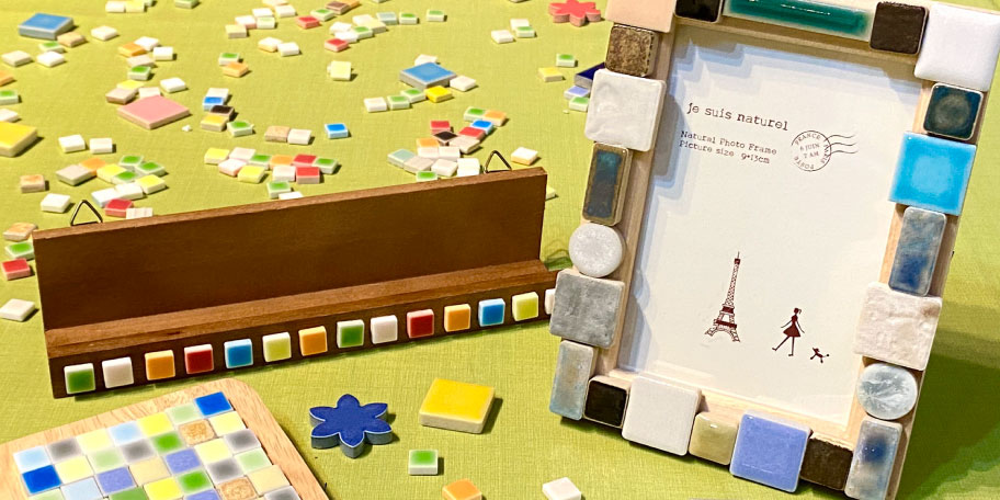 ミニキッズスタジオ 2022 ~コ*モノツクリ~「モザイクタイルデコ」